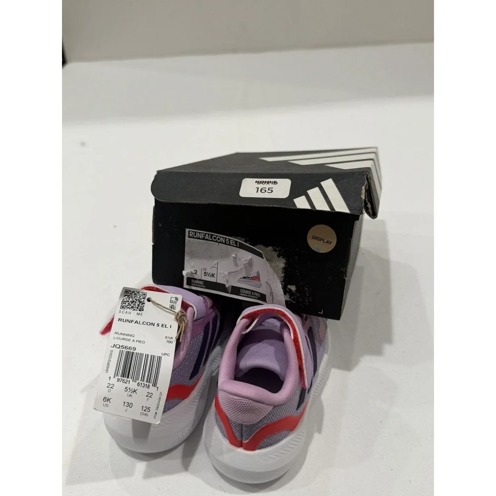 ADIDAS Runfalcon 5 Shoes Kids Plus Size 6K Toddler little girls slip on sneakers